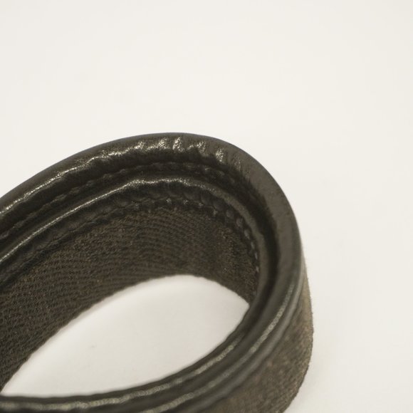 GUCCIAuth 91762 Women's GG Canvas Shoulder Bag Black - Picture 8 of 10